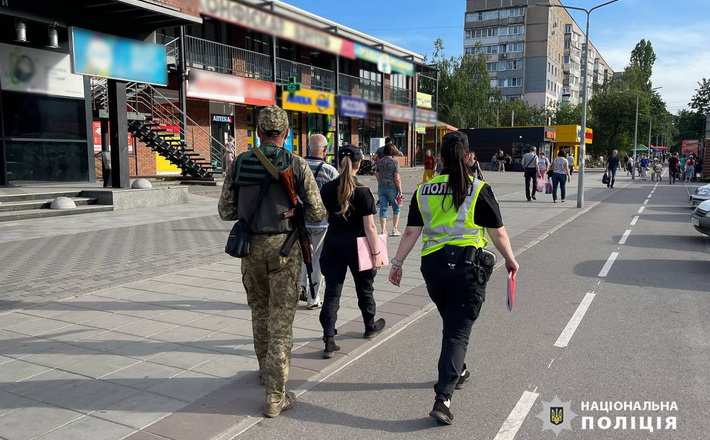 Під час посиленого патрулювання Черкас поліціянти зареєстрували шість кримінальних проваджень