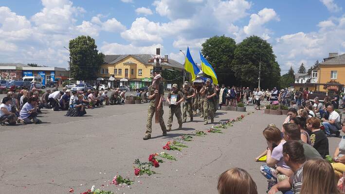 На Звенигородщині попрощалися із загиблим захисником