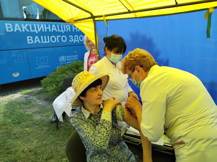 На Золотоніщині вакцинували людей (ФОТО)