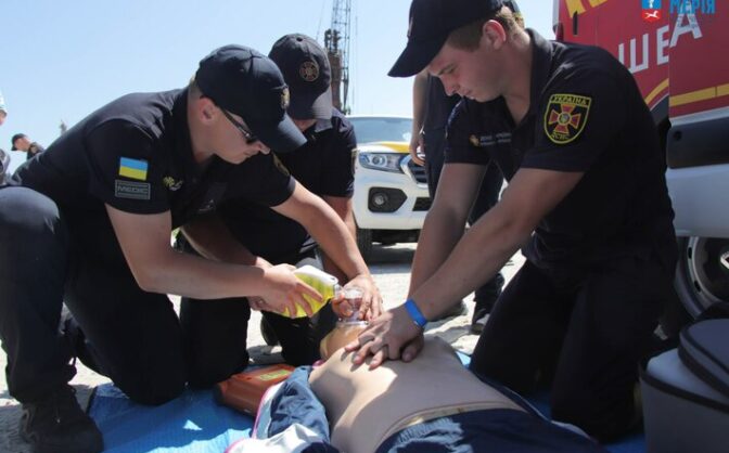 У Черкасах провели навчання з ліквідації наслідків надзвичайних ситуацій (ФОТО)