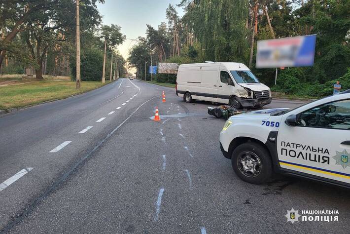 Унаслідок ДТП у Черкасах травмувався мотоцикліст