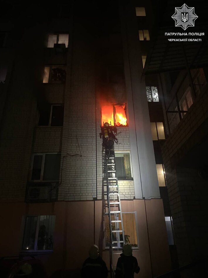 Унаслідок загоряння зарядного пристою у Черкасах сталася пожежа