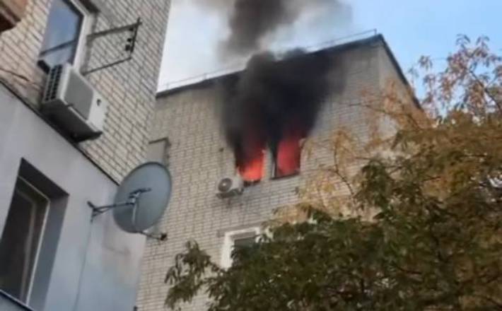 Під час пожежі в Черкасах постраждав чоловік