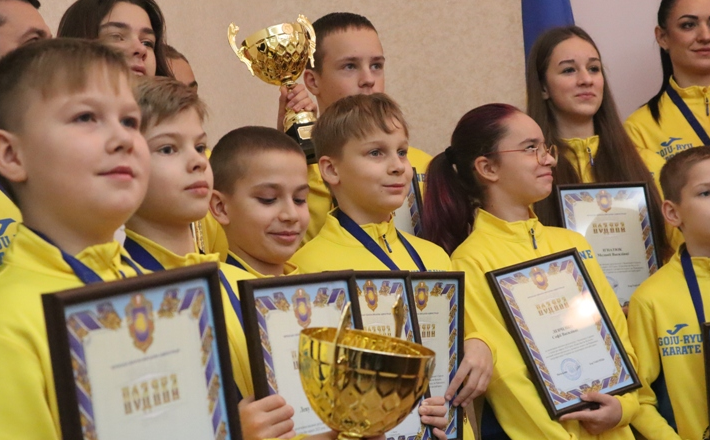На Черкащині відзначили переможців Чемпіонату Європи з годз-рю карате