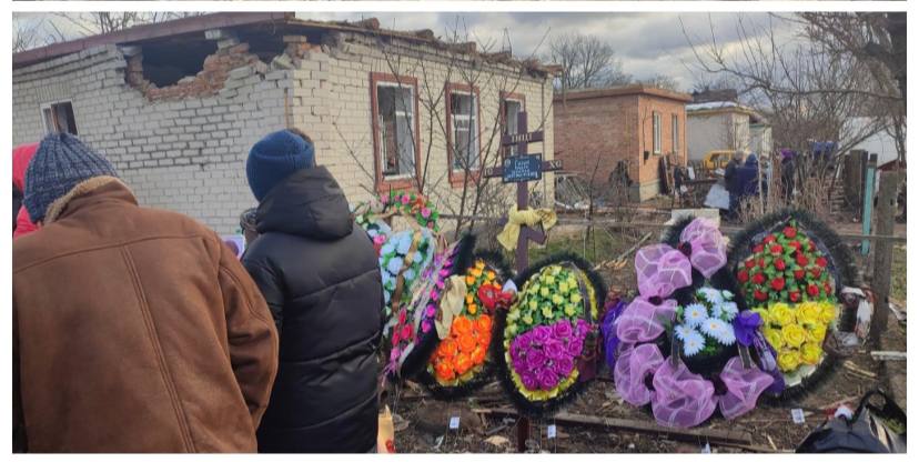 Сьогодні в Смілі попрощалися з жінкою, життя якої відібрала ворожа ракета