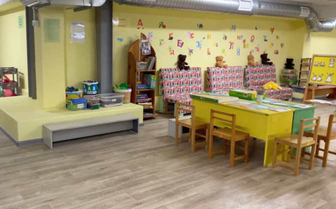 У ще одному садочку Черкас облаштували укриття (ФОТО, ВІДЕО)