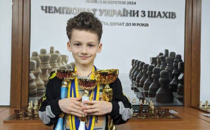 Юний черкасець став чемпіоном України з шахів