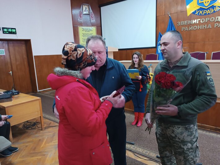У Тальному рідні загиблих Героїв отримали посмертні нагороди