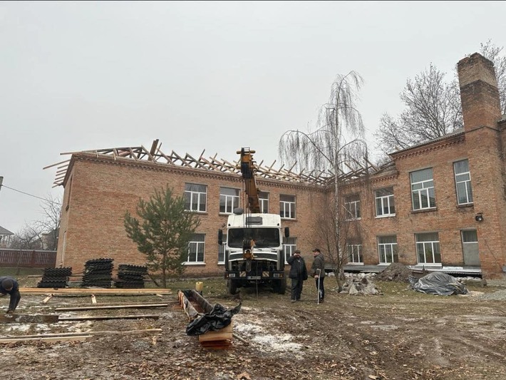Завершився ремонт покрівлі одного з освітніх закладів Умані