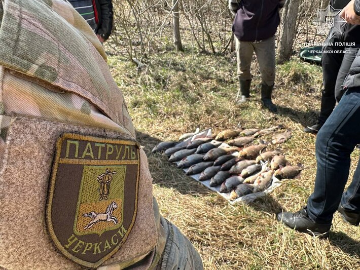 Черкащанин незаконно наловив риби на близько 50 тисяч гривень