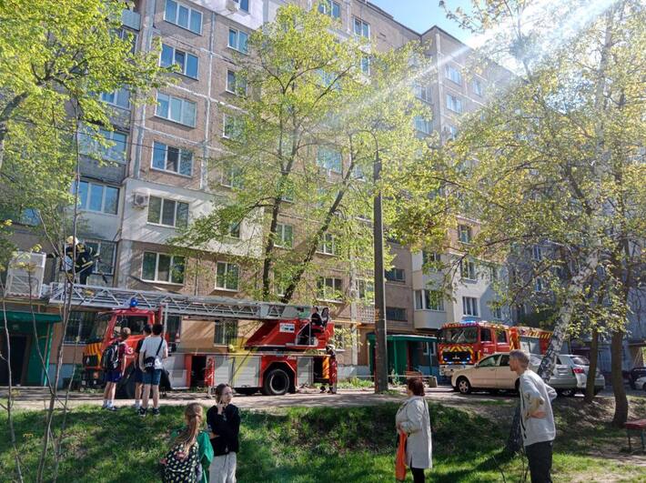 Зайнявся балкон: у Черкасах сталася пожежа