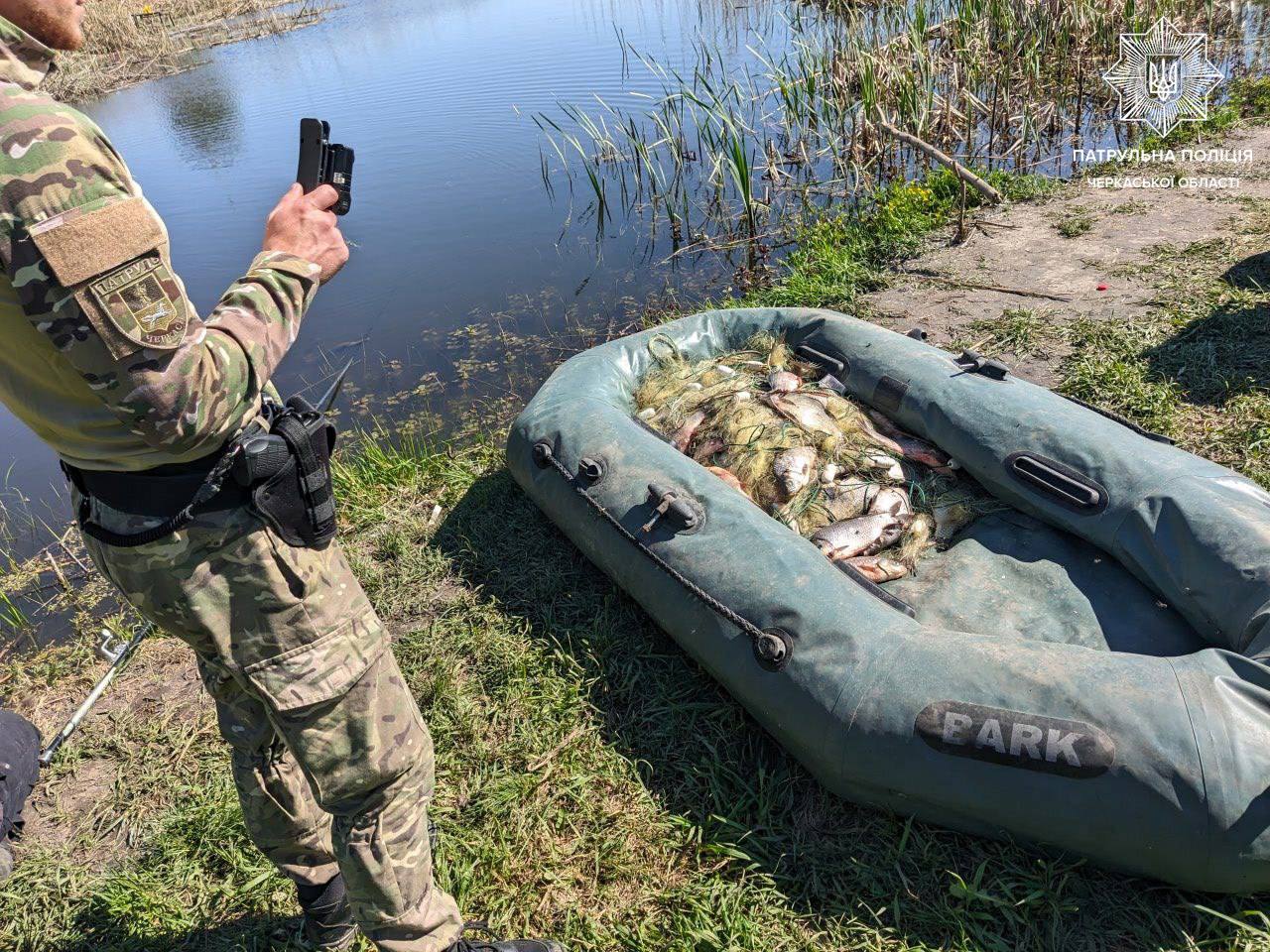 Браконьєр із Золотоніщини наловив риби на понад 500 тисяч гривень (ФОТО)