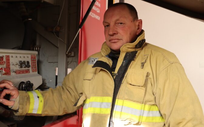 Після демобілізації військовий очолив одну з пожежних команд Звенигородщини