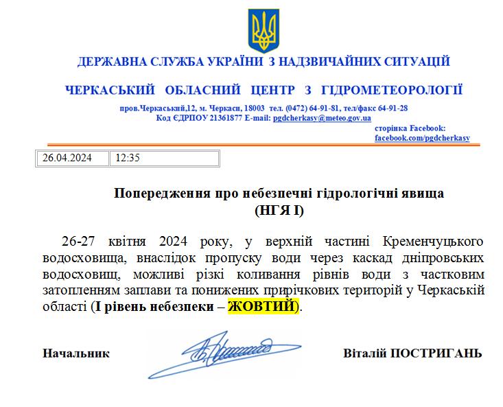 В області можливі підтоплення протягом ще кількох днів
