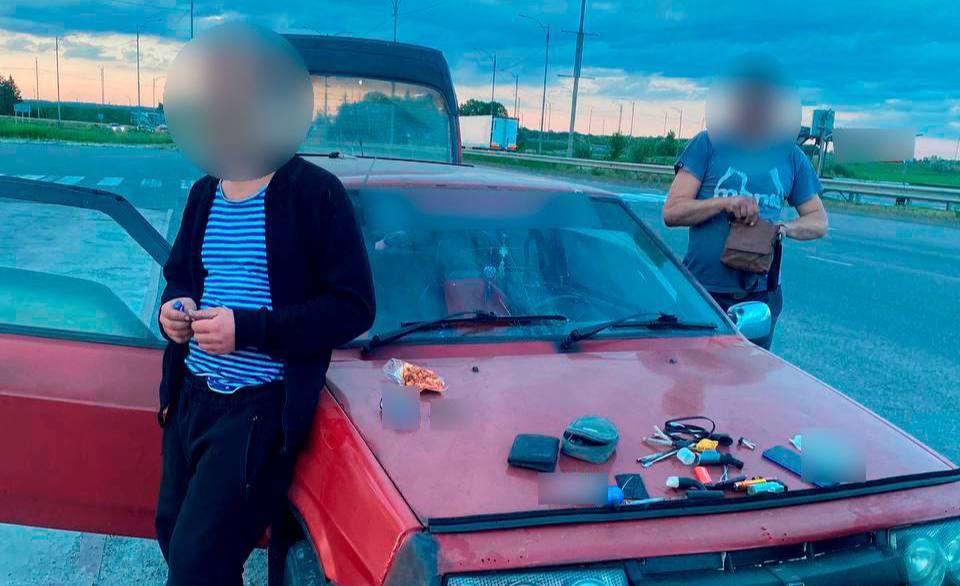 Раніше притягався до відповідальності: черкаські патрульні виявили чоловіка з наркотиками (ФОТО)