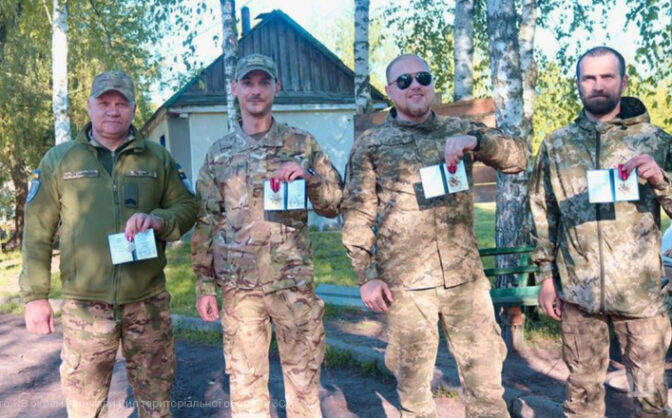 Черкаські військові отримали “Золоті хрести” від Головнокомандувача ЗСУ