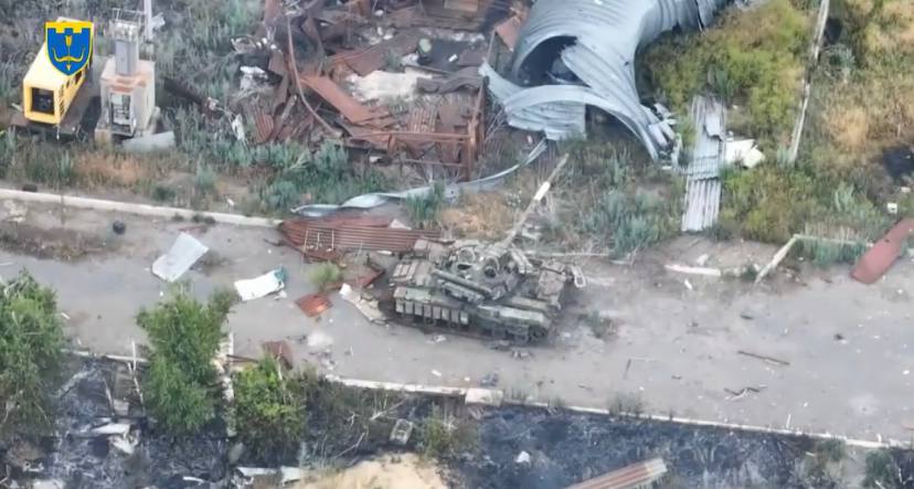 Військові з Черкащини знищили танк ворога (ВІДЕО)