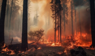 Цьогоріч через російські обстріли на Черкащині виникли чотири лісові пожежі