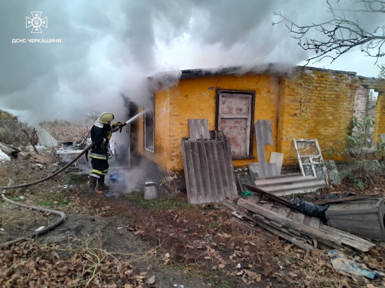 Житловий будинок горів у Золотоноші