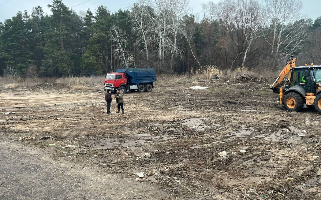 На Золотоніщині ліквідували несанкціоноване сміттєзвалище