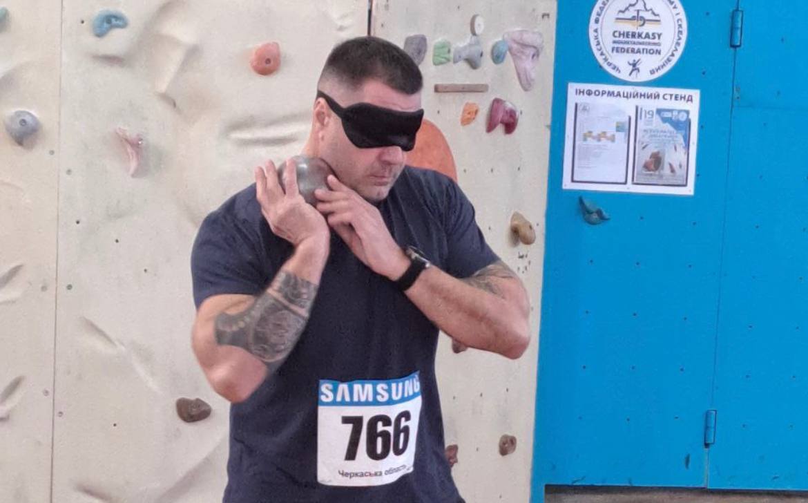 Ветеран із Черкащини став Чемпіоном України зі штовхання ядра