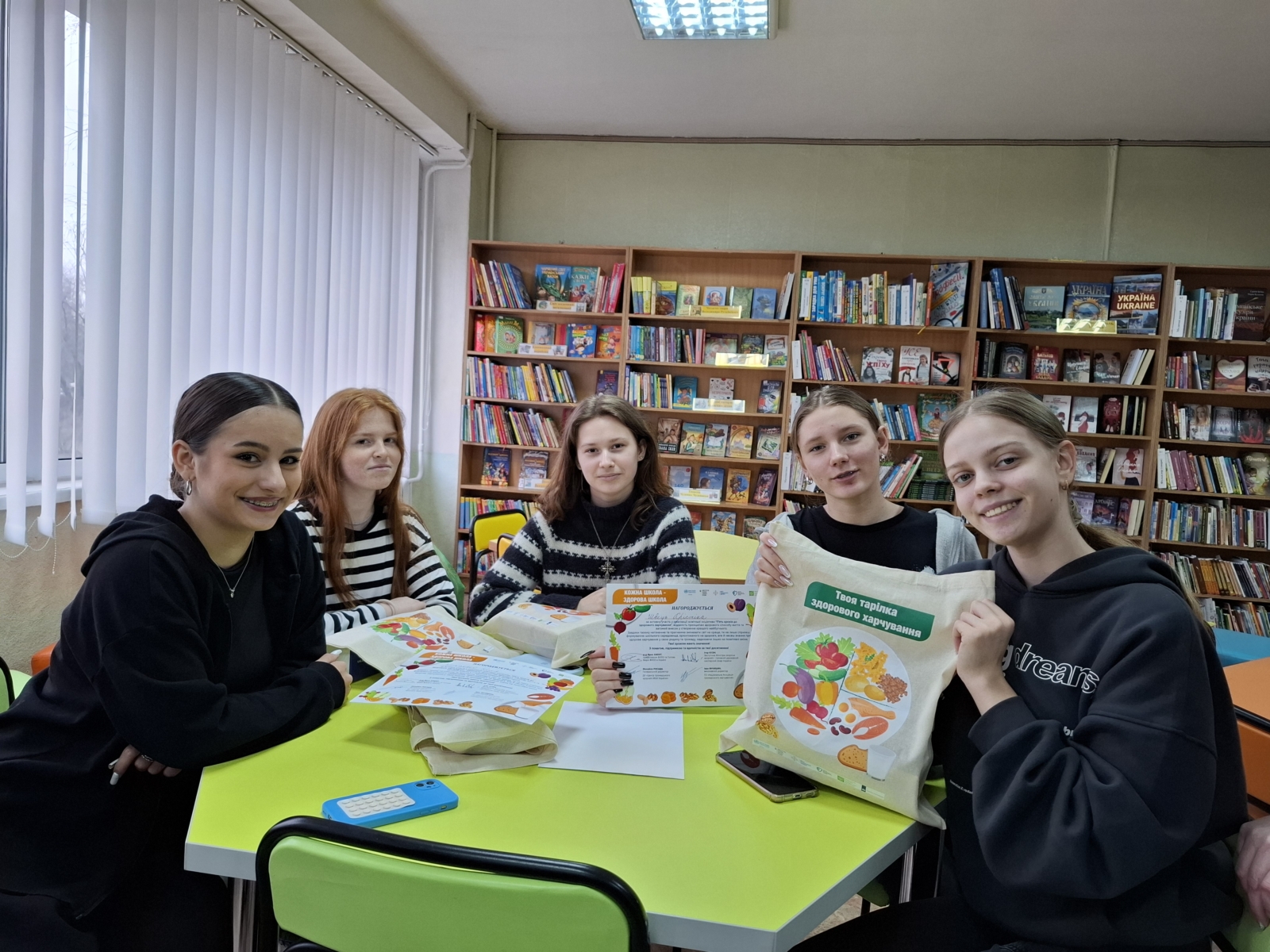 На Черкащині завершили освітній проєкт «П’ять кроків до здорового харчування»