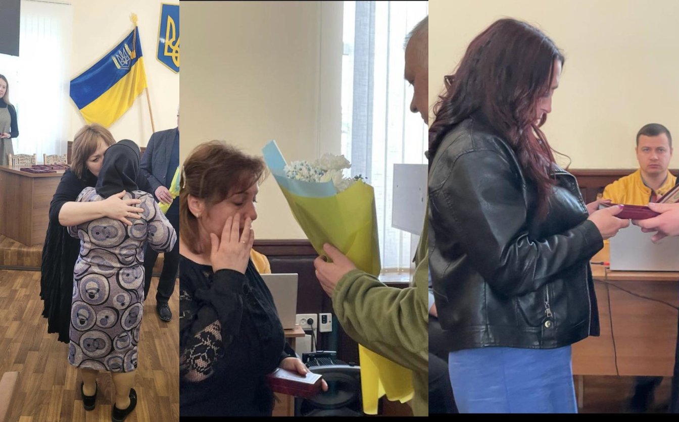 Чотири родини полеглих воїнів-черкащан отримали ордени “За мужність”
