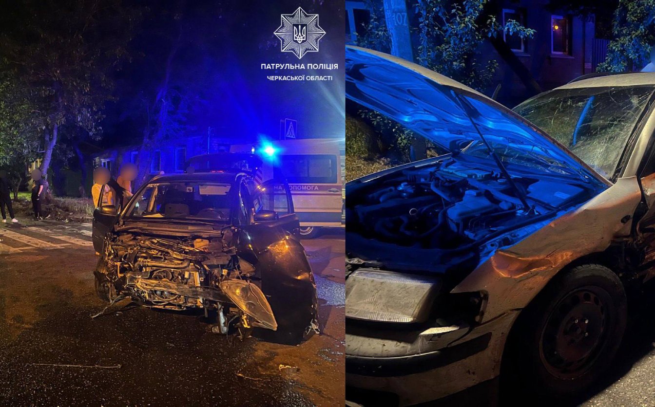 Через порушення ПДР у Черкасах сталася аварія