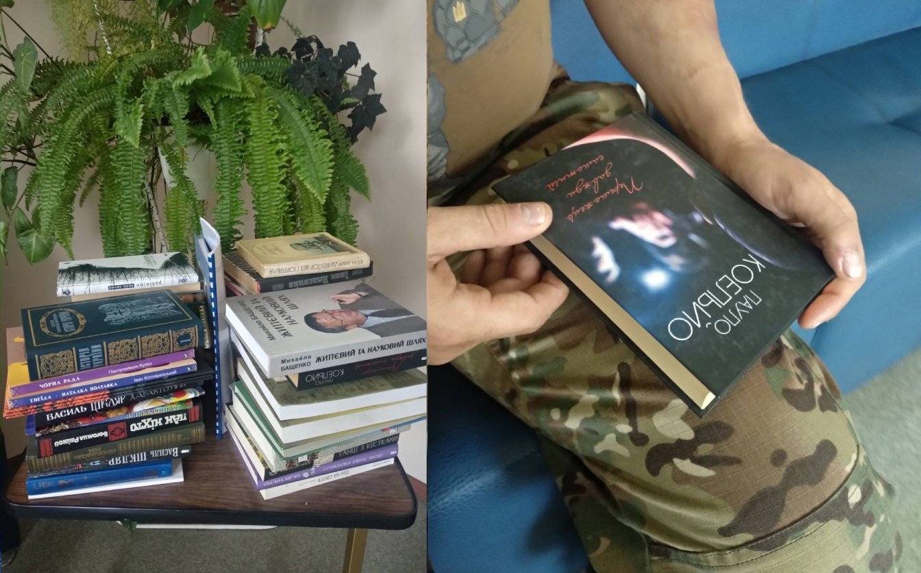 Понад сотню книг для воїнів зібрали в Черкасах