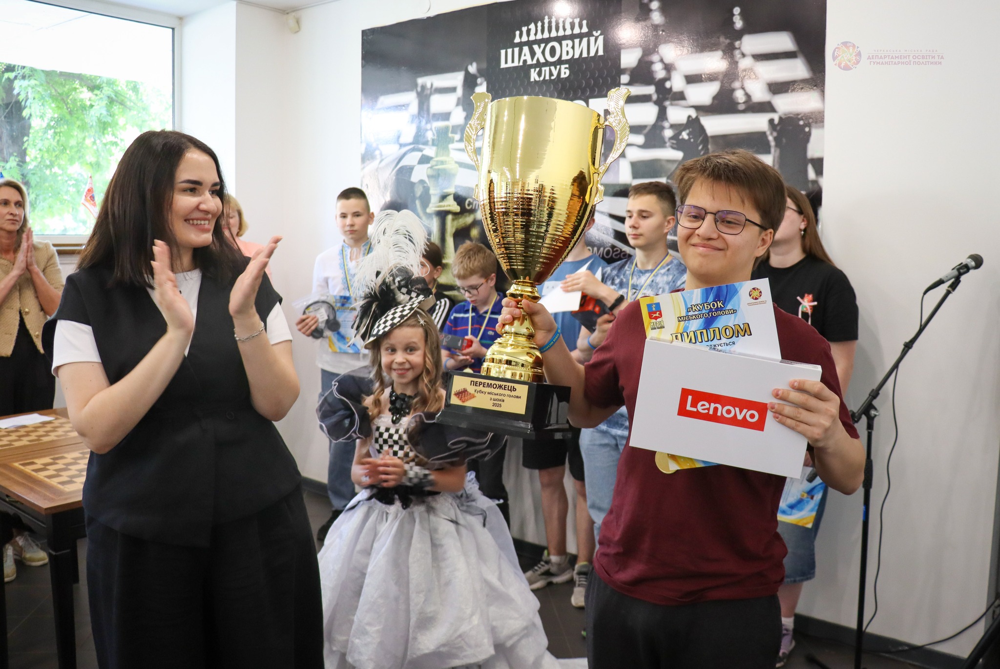 Визначено переможця міських змагань з шахів «Кубок міського голови»