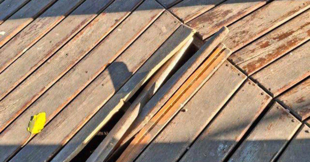 Вандали пошкодили альтанку в черкаському парку (ФОТО)