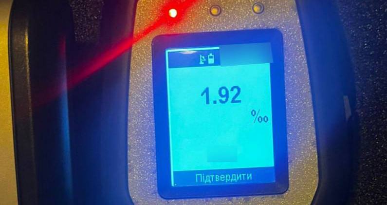 П’яного водія, який не мав права керування, виявили в Черкасах