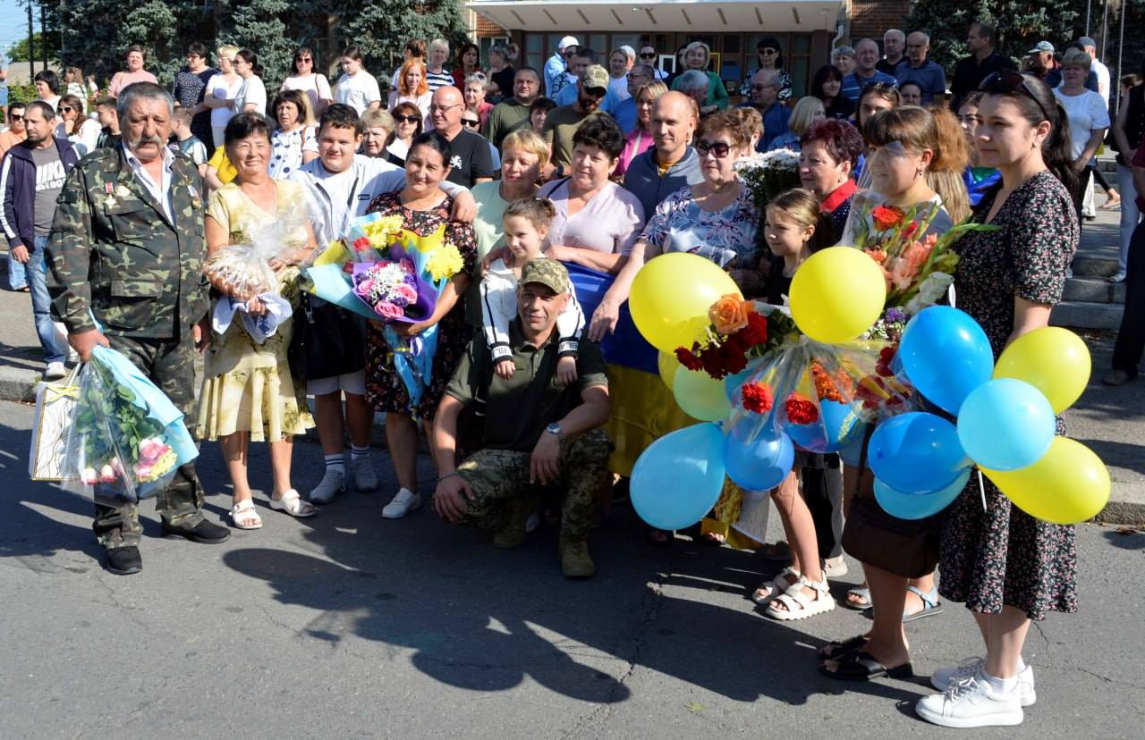 У Звенигородці зустріли оборонця, який понад три роки провів у полоні рф
