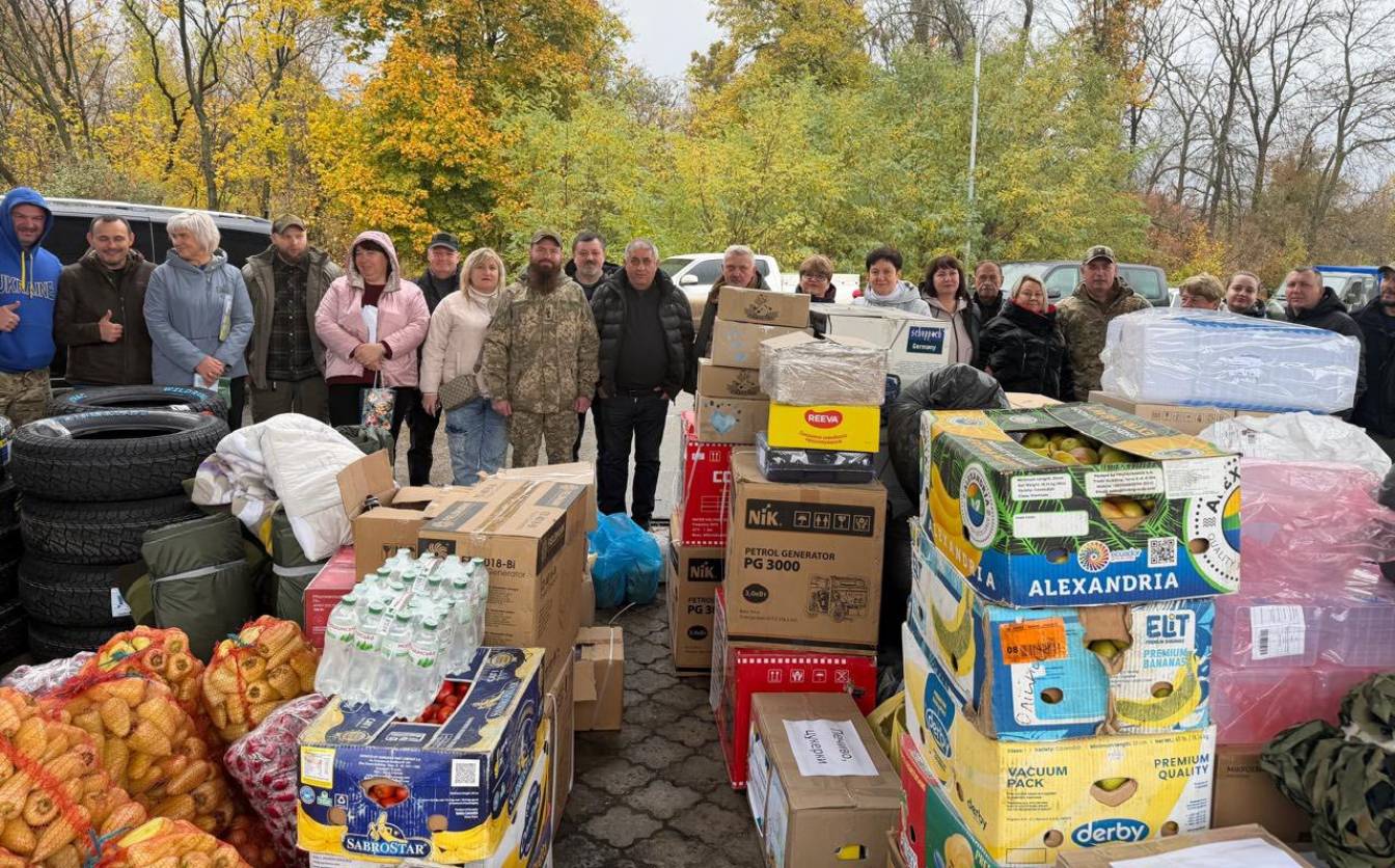 10 бойових бригад на Харківщині отримали допомогу від освітян Черкас
