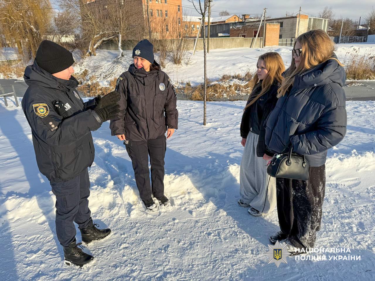 Поліцейські на Черкащині проводять профілактичні заходи під час зимових канікул