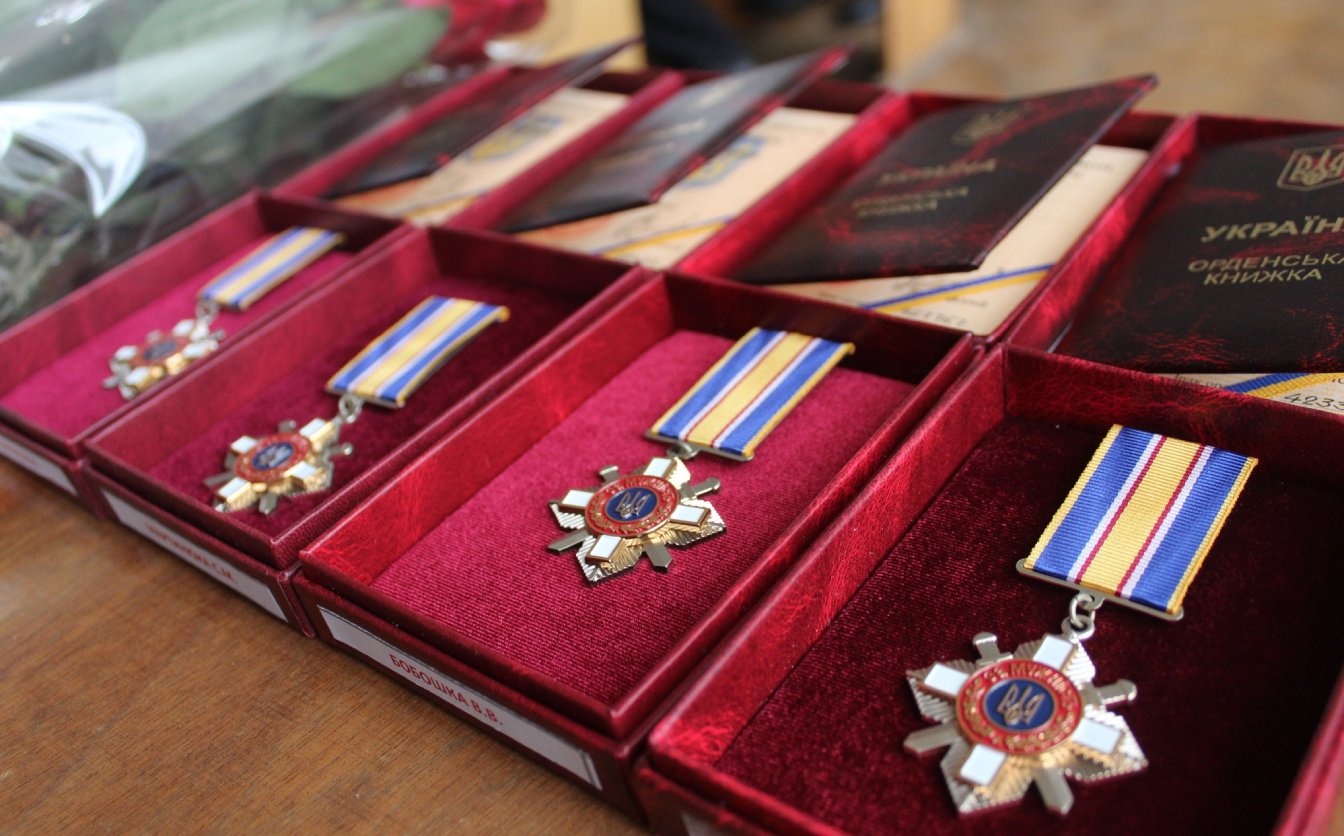 Чотирьох воїнів із Христинівщини відзначили орденами «За мужність»