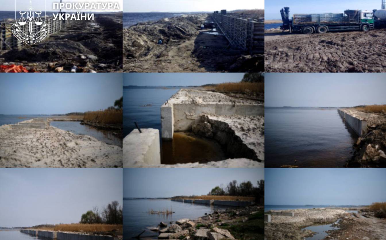 Триває судовий розгляд з приводу незаконної забудови узбережжя Дніпра поблизу Черкас