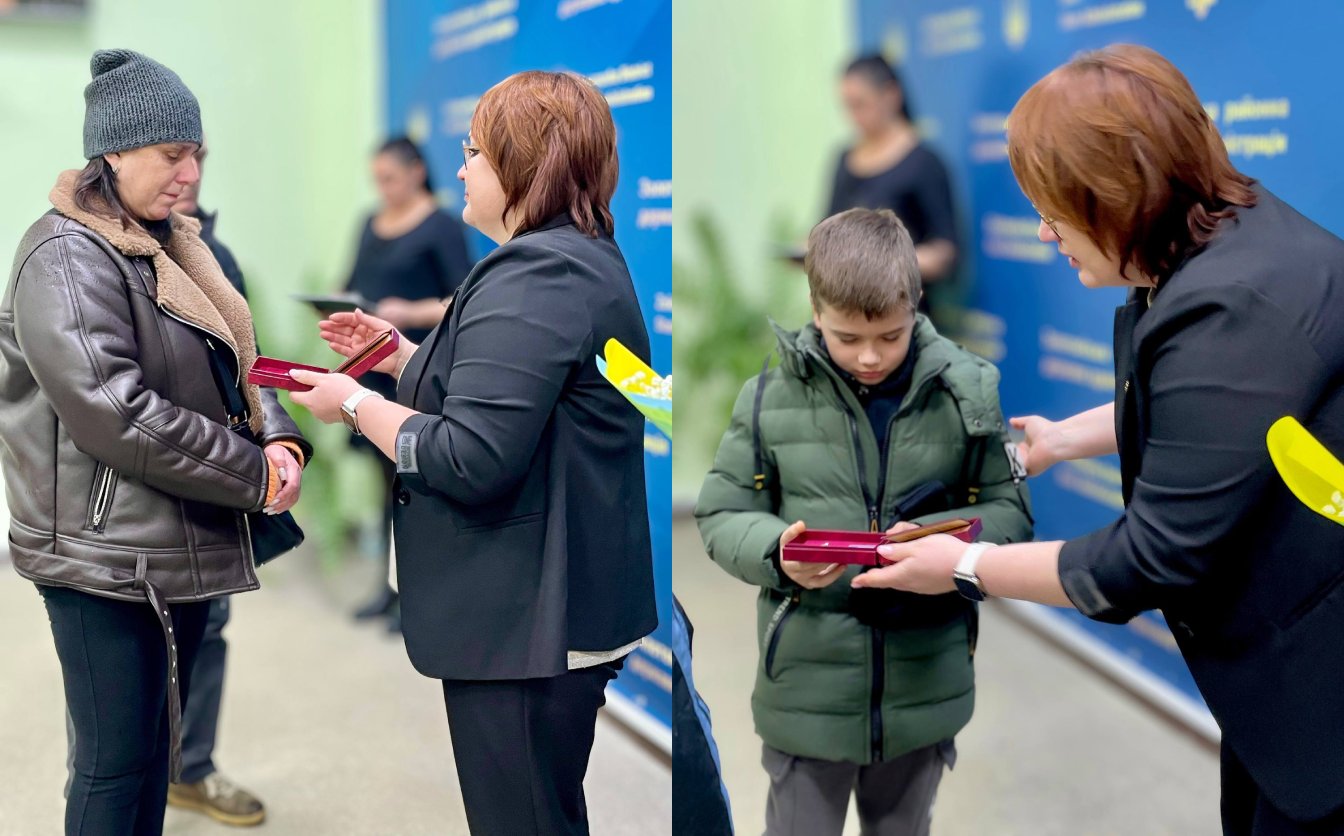 Родинам полеглих черкащан вручили нагороди від Президента України