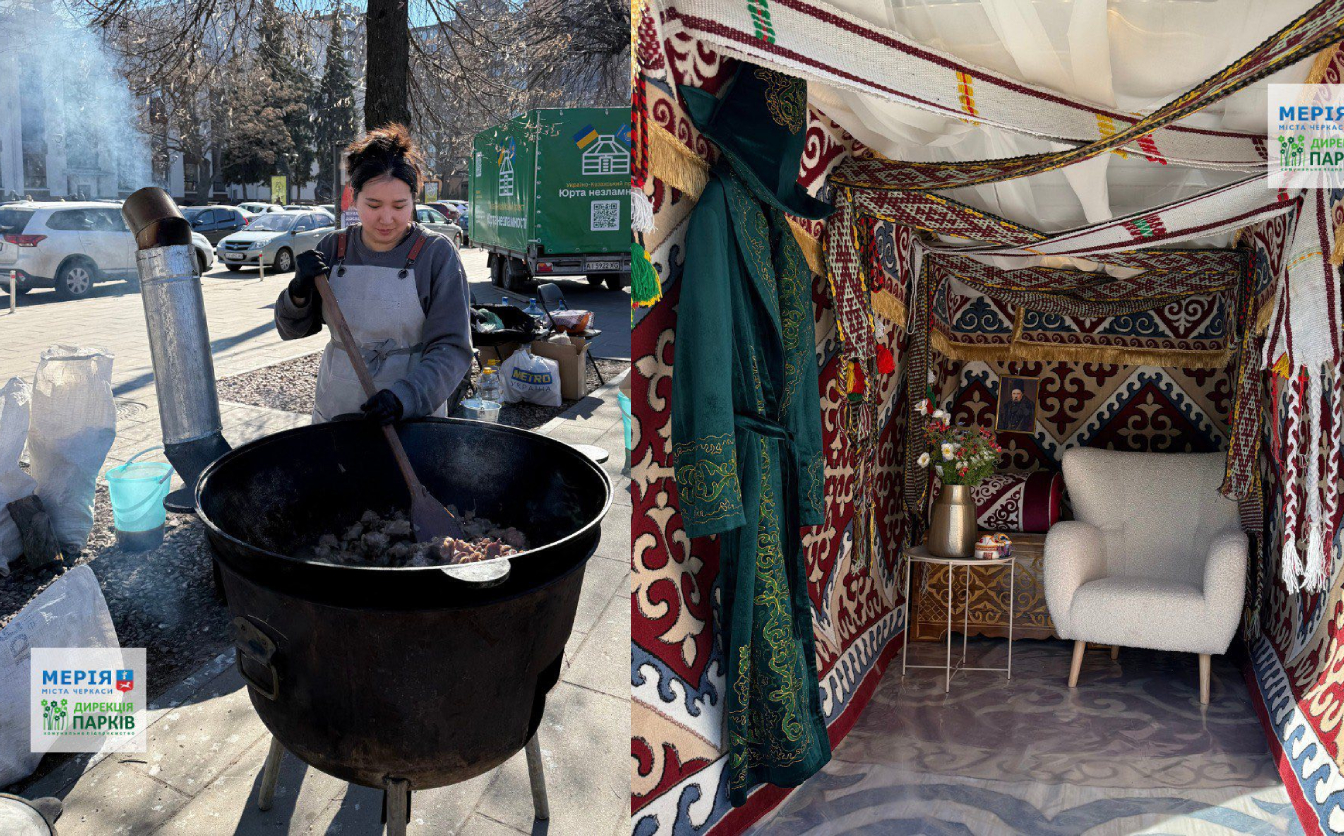 У сквері «Юність» безкоштовно пригощають пловом