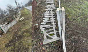 В одній із громад Черкащини невідомі зламали паркан цвинтаря