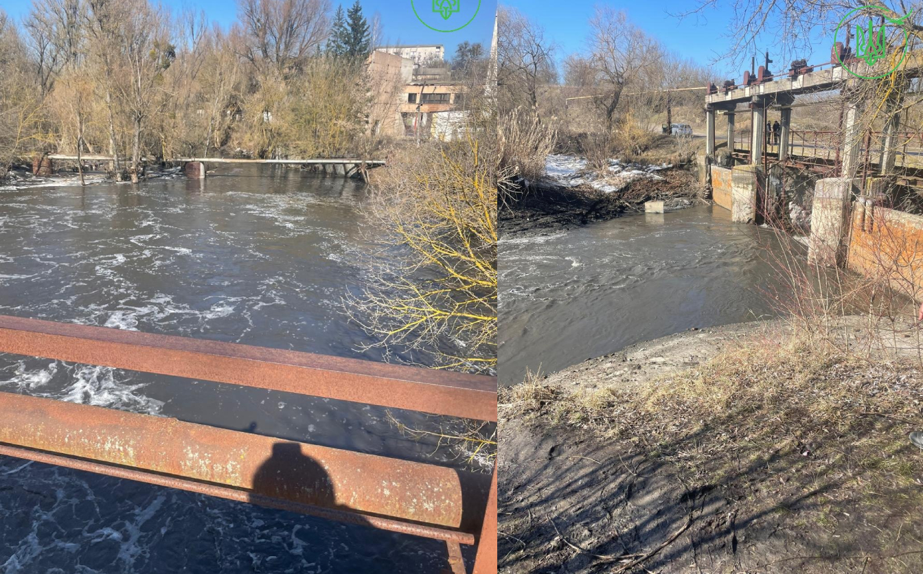 Порив шлюзу на Тясмині: фахівці виявили запах і каламутність води