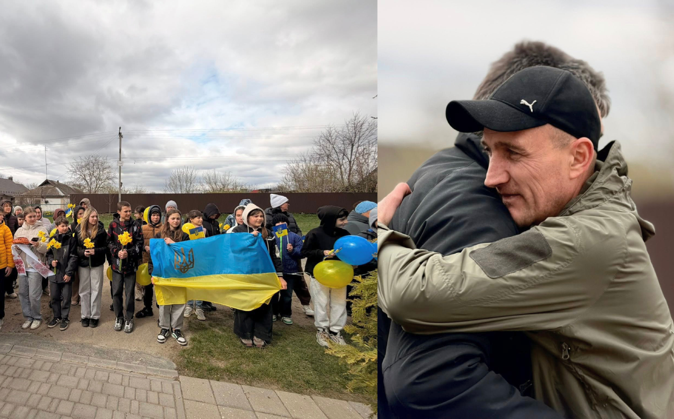 До рідної громади повернувся із російського полону черкащанин