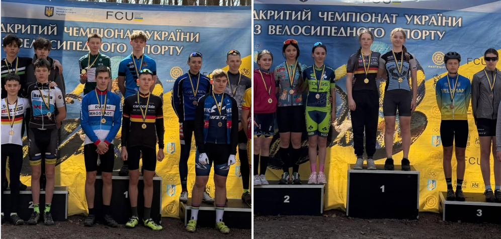 Велосипедисти з Черкас стали призерами чемпіонату України з маунтенбайку