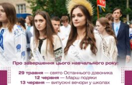 Уже цієї п’ятниці в черкаських школярів завершиться навчальний рік