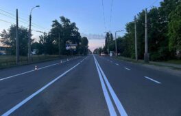 На двох вулицях у Черкасах оновили дорожню розмітку