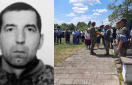 На Уманщині громада попрощалася зі своїм оборонцем