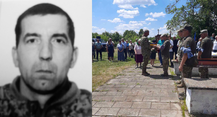 На Уманщині громада попрощалася зі своїм оборонцем