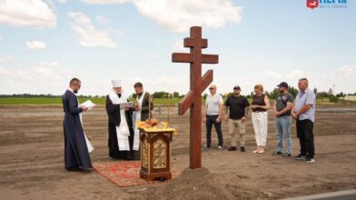 У Черкасах освятили нове військове кладовище