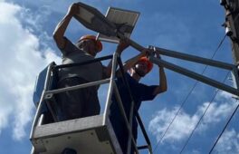 У Звенигородці встановлюють альтернативне освітлення