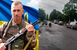 На колінах провели в останню путь відданого воїна з Черкащини